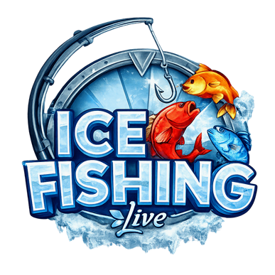 Ice Fishing zimný tematický slot s rybolovnými symbolmi a bonusovými kolami